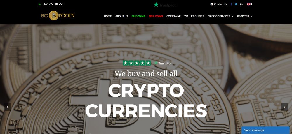 BC Bitcoin Buy ETH with GBP